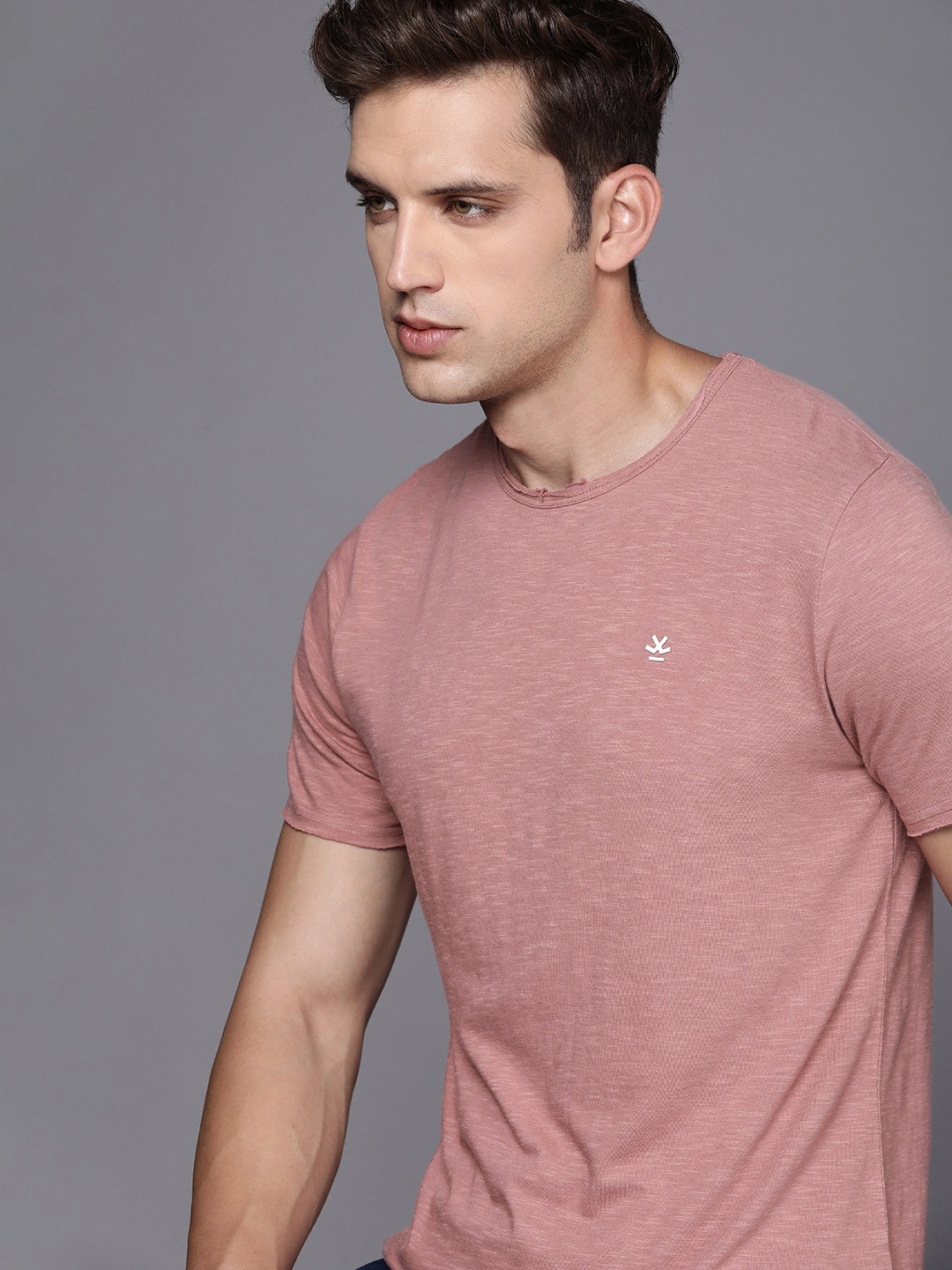 

WROGN Slim Fit T-shirt, Mauve