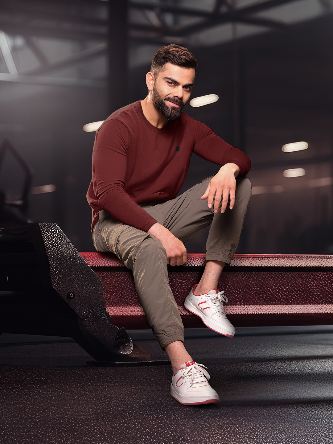 

WROGN Pure Cotton Slim Fit T-shirt, Maroon