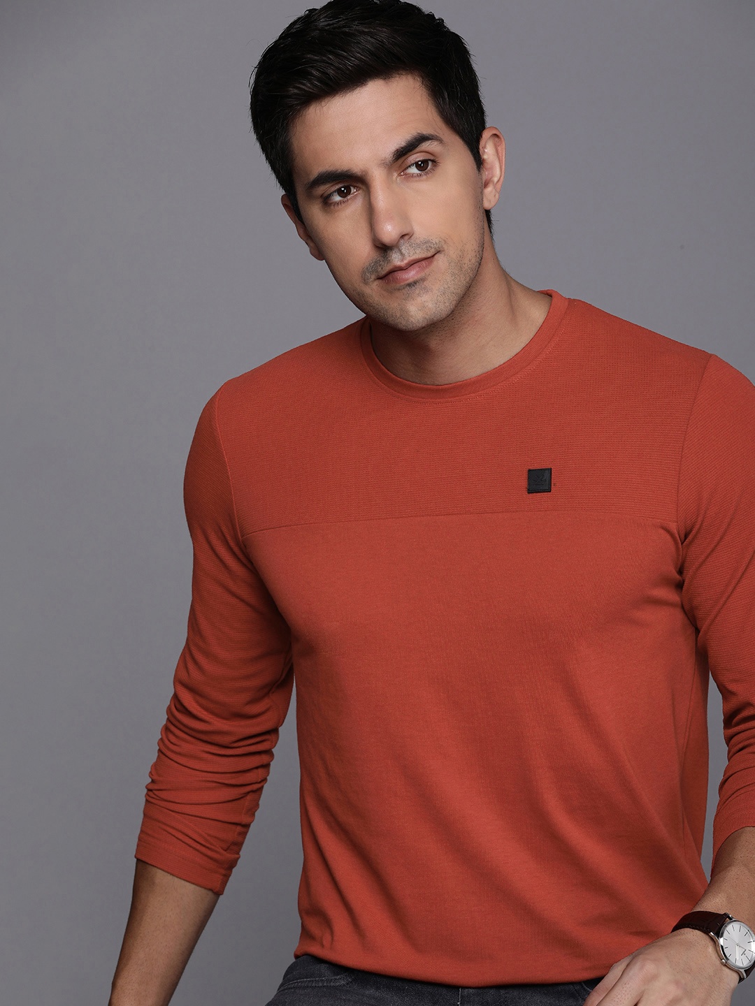 

WROGN Slim Fit T-shirt, Rust