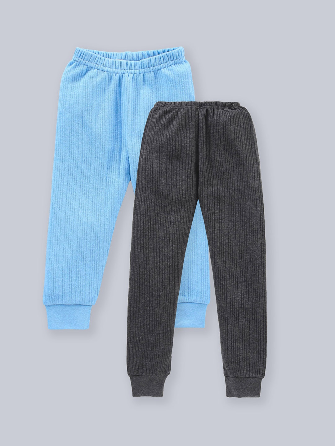 

Aerowarm Kids Pack Of 2 Ribbed Thermal Bottoms, Blue