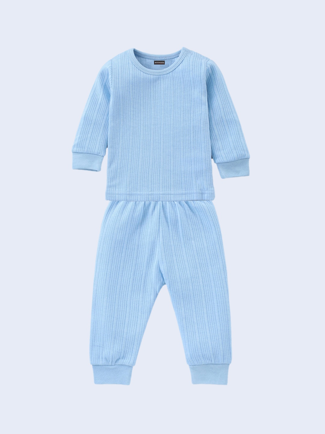 

Aerowarm Kids Ribbed Thermal Set, Blue