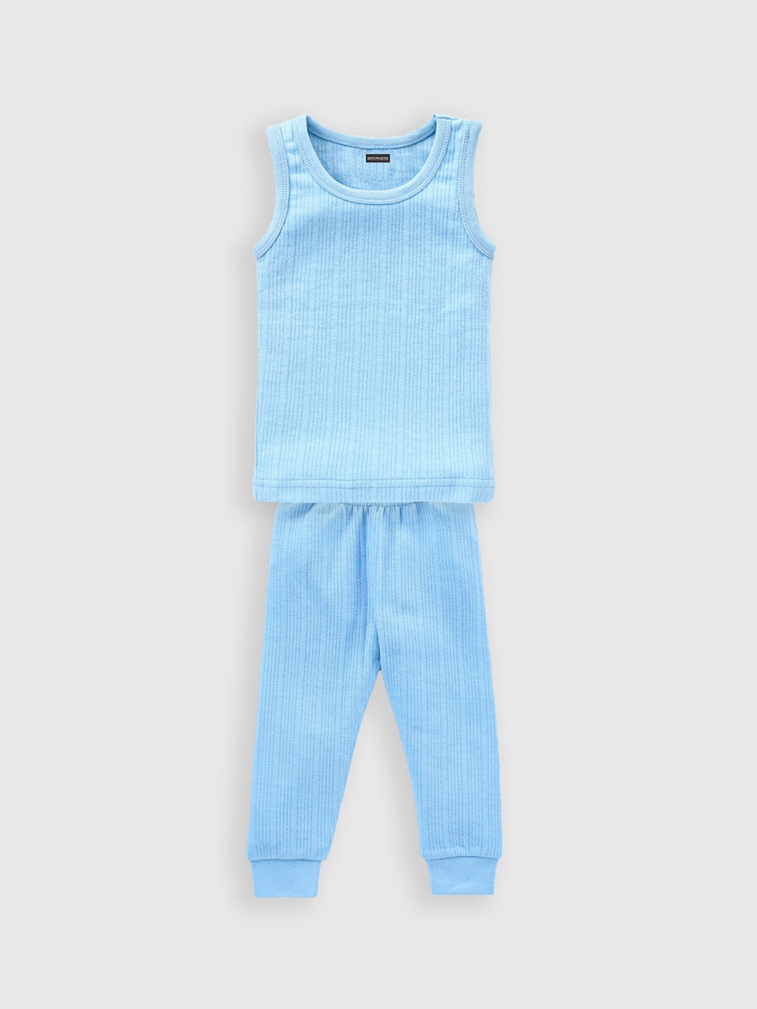 

Aerowarm Kids Ribbed Sleeveless Thermal Set, Blue