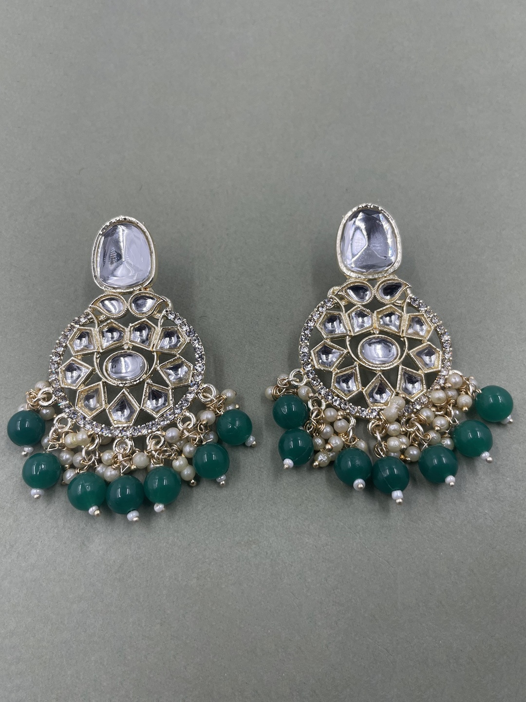 

Rhymee Gold-Plated Floral Drop Earrings