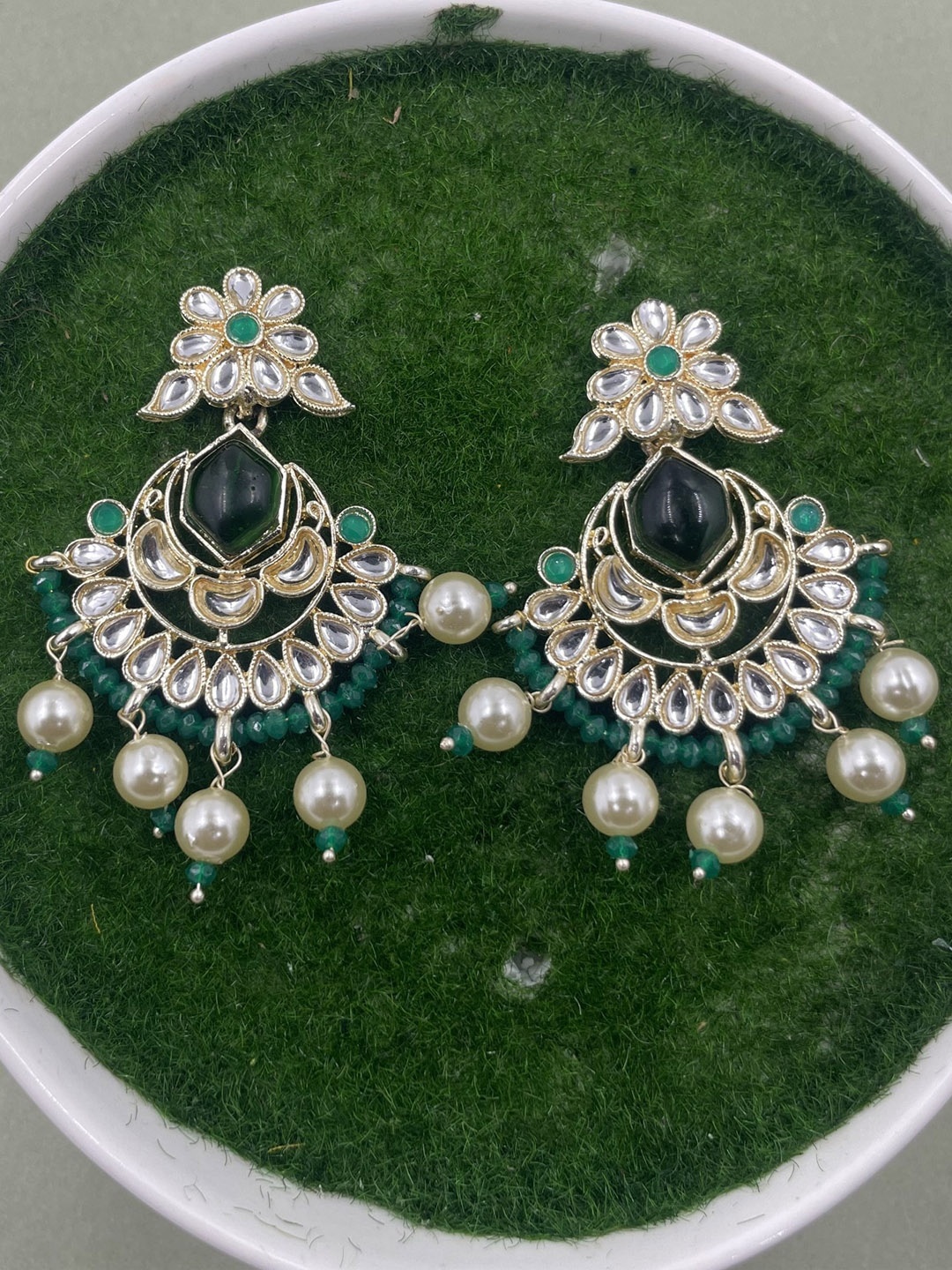 

Rhymee Gold-Plated Floral Drop Earrings