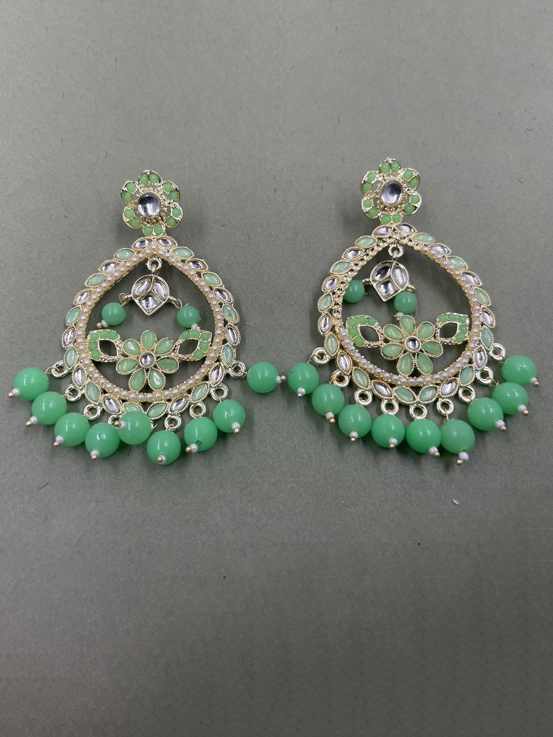

Rhymee Gold-Plated Floral Drop Earrings