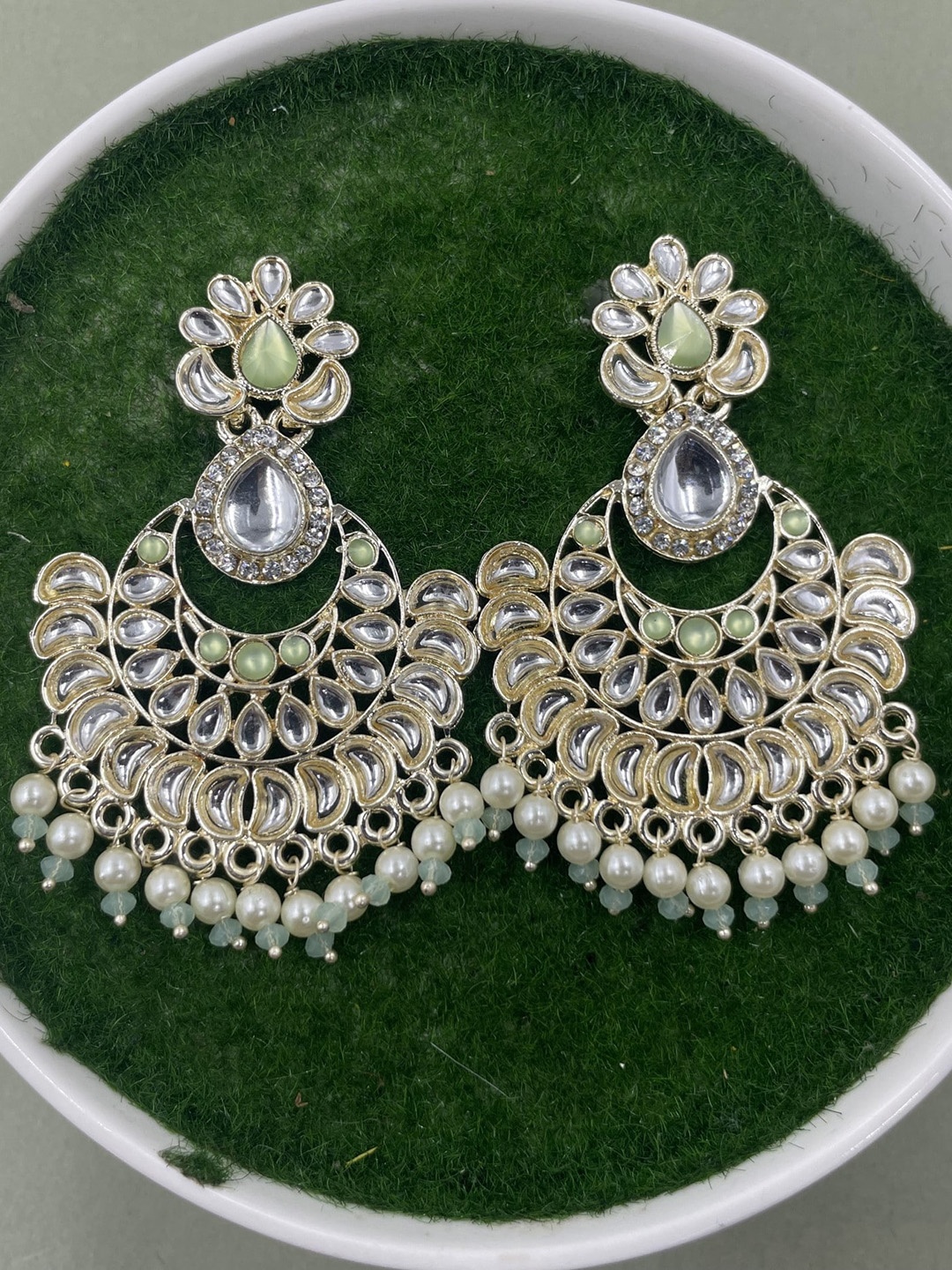 

Rhymee Gold-Plated Floral Drop Earrings