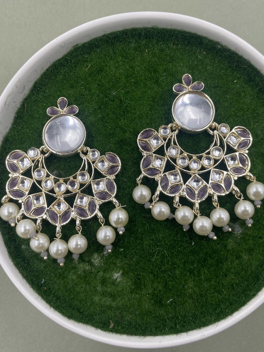 

Rhymee Gold-Plated Floral Drop Earrings