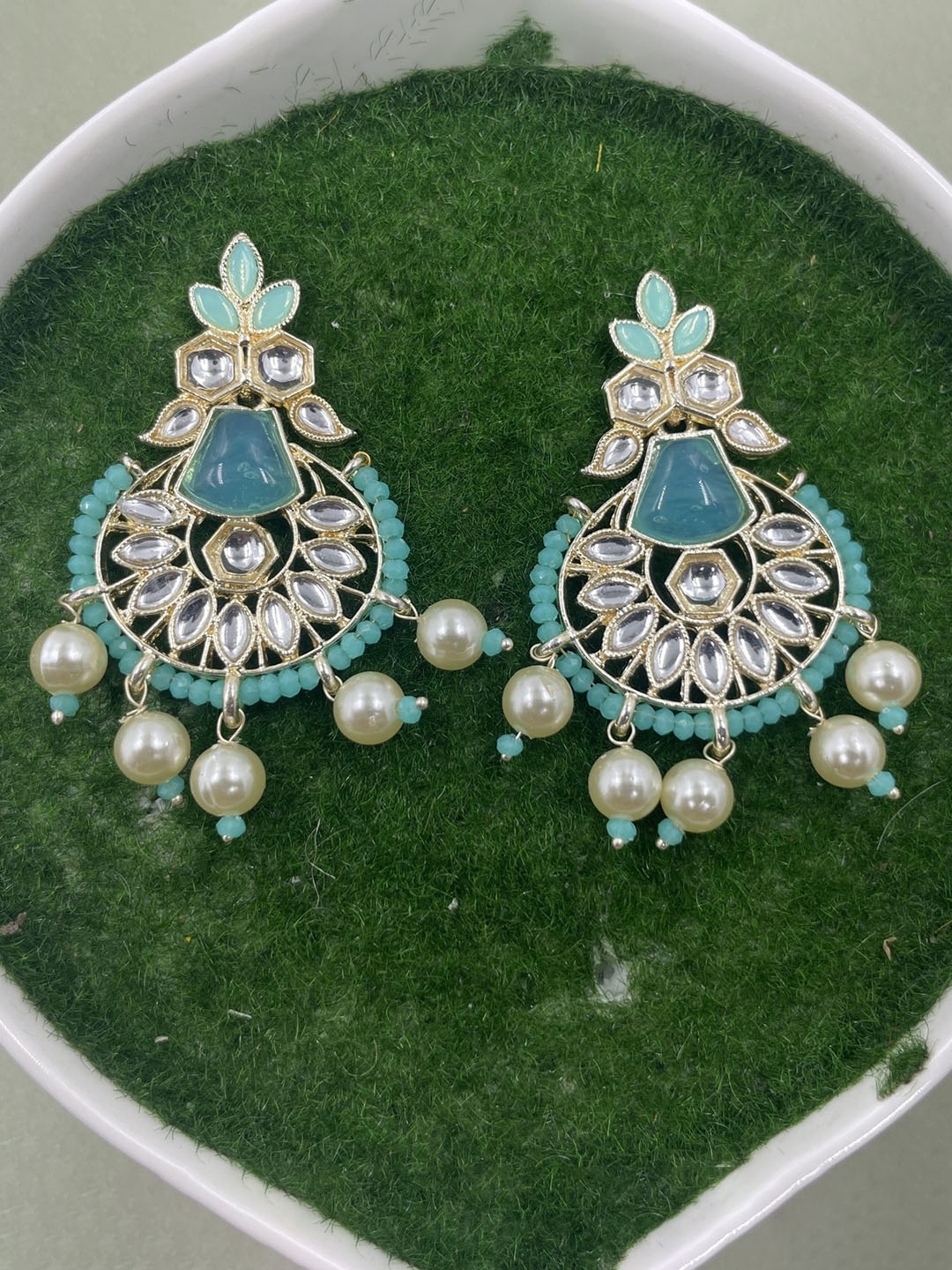 

Rhymee Gold-Plated Floral Drop Earrings