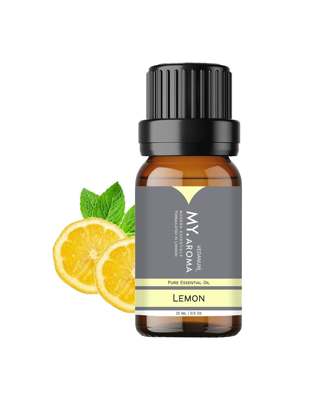 

VEDANUM My Aroma Pure Essential Lemon Oil - 15 ml, Transparent