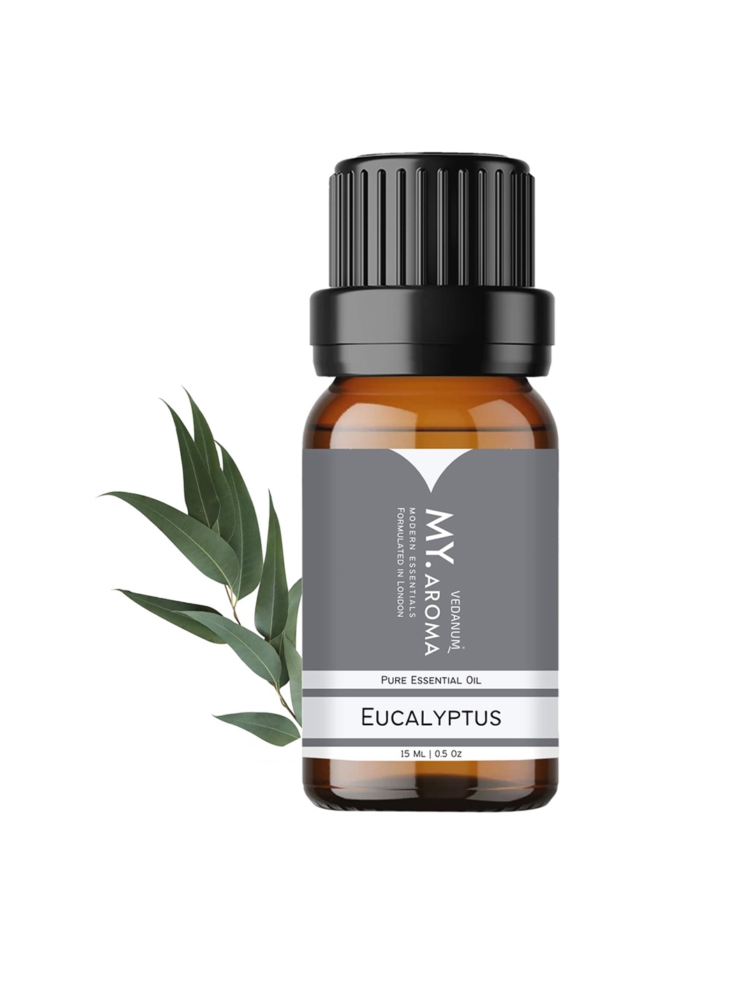 

VEDANUM Premium Organic Eucalyptus Essential Oil-15ml, Transparent