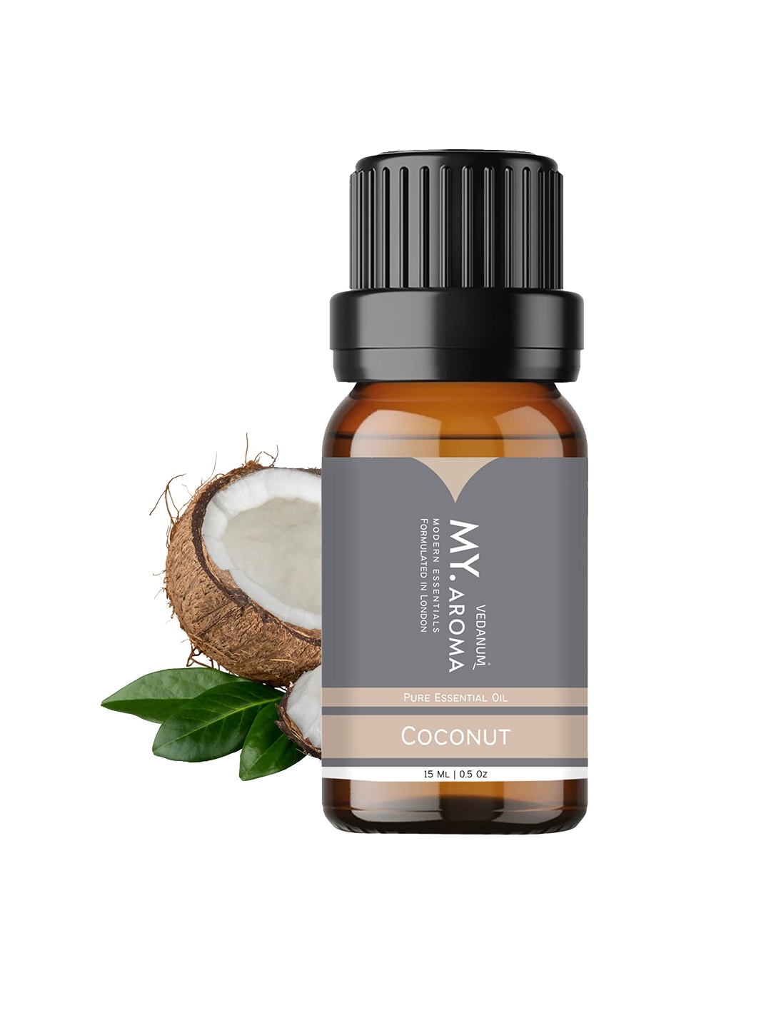 

VEDANUM My.Aroma Premium Organic Orange Essential Oil Fragrance 15ml, Transparent