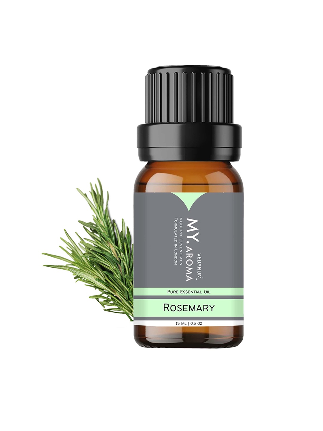 

VEDANUM My Aroma Pure Essential Rosemary Oil - 15 ml, Transparent