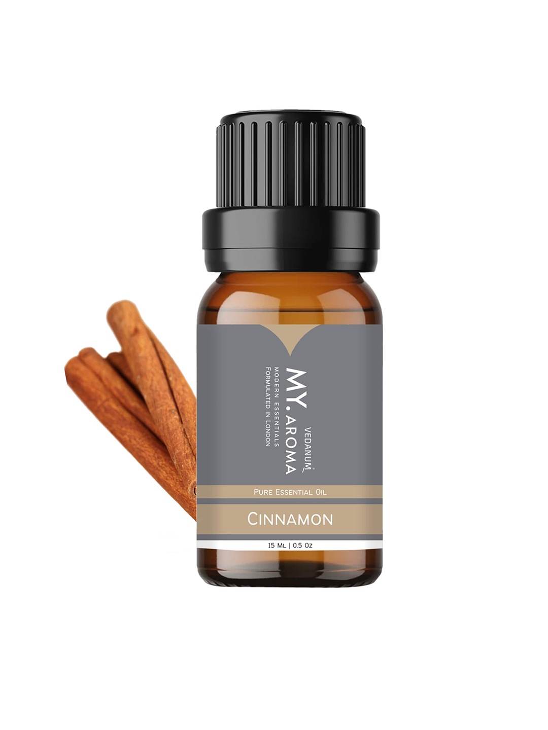 

VEDANUM My Aroma Pure Essential Cinnamon Oil - 15 ml, Transparent