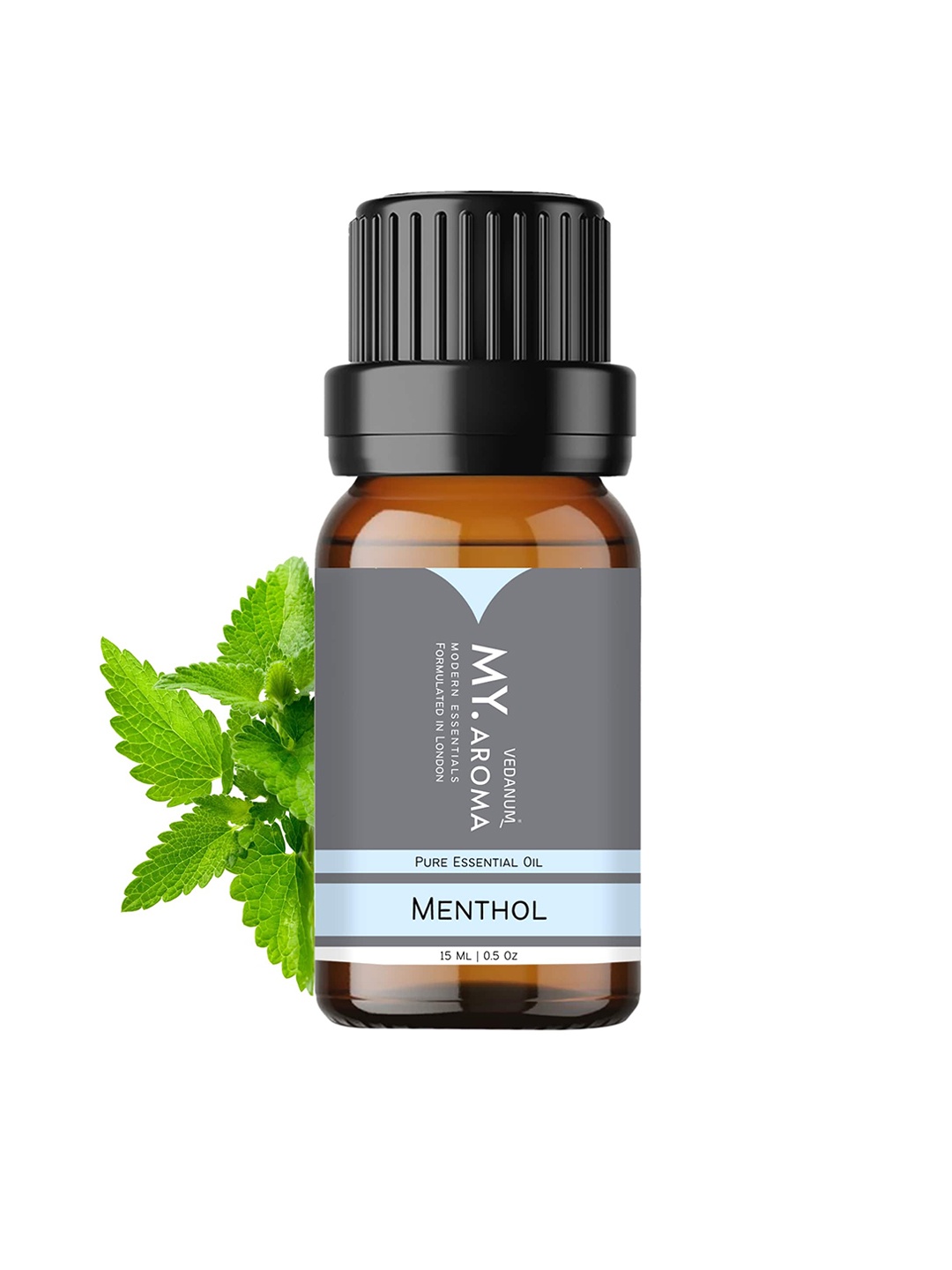 

VEDANUM My.Aroma Premium Organic Menthol Essential Oil Fragrance 15ml, Transparent
