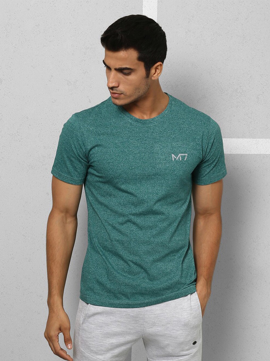 

Metronaut Round Neck Cotton T-shirt, Green