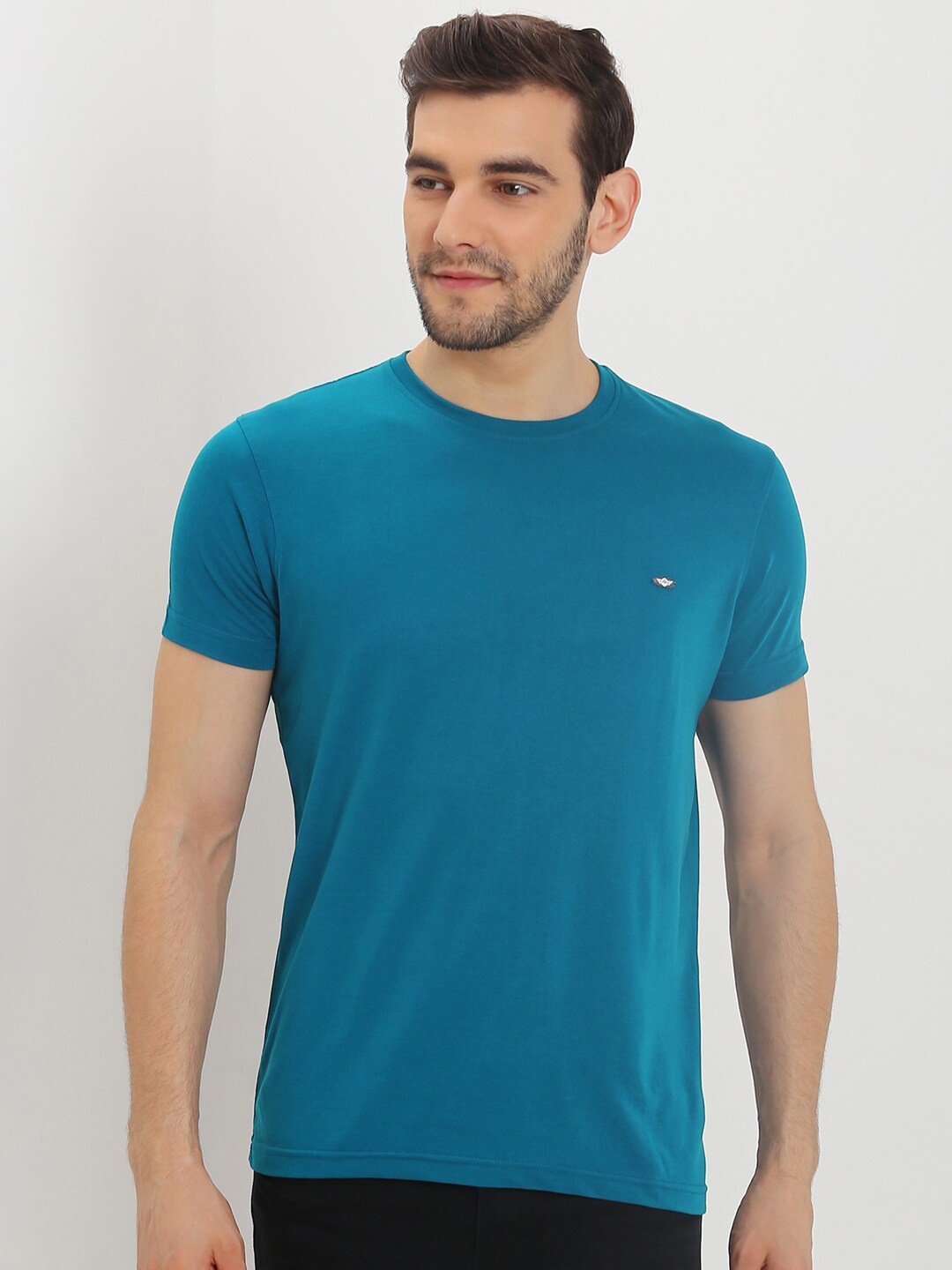 

Metronaut Round Neck Cotton T-shirt, Blue