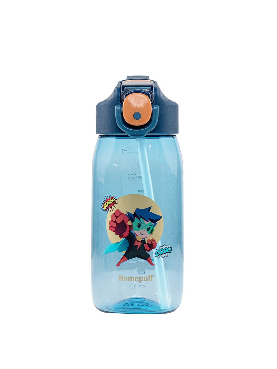 

Home Puff Kids Blue Printed Sipper Water Bottle-550ml