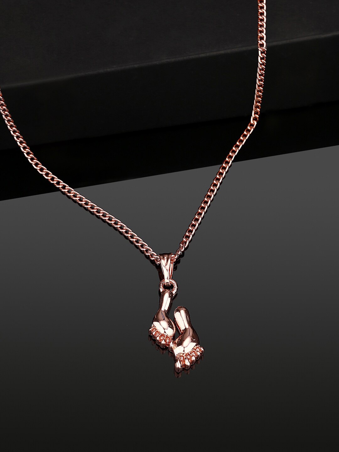 

Estele Rose Gold-Plated Pendant With Chain