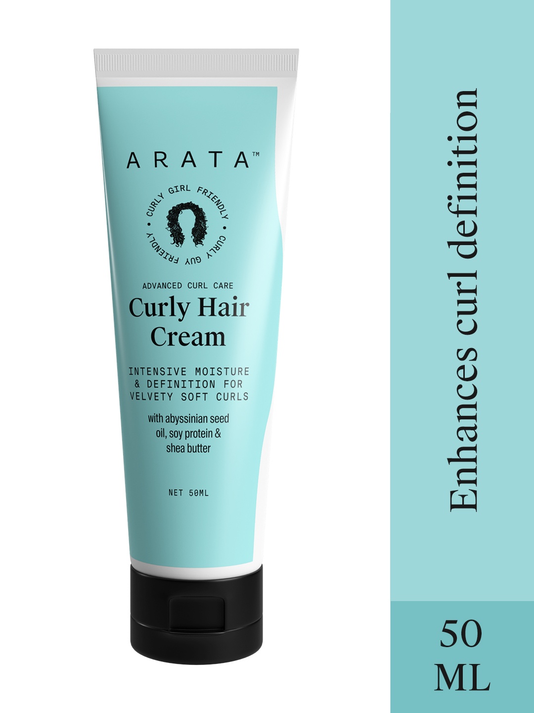 

ARATA Curl Styling Plant Based Cream With Organic Flaxseed 50ml, White
