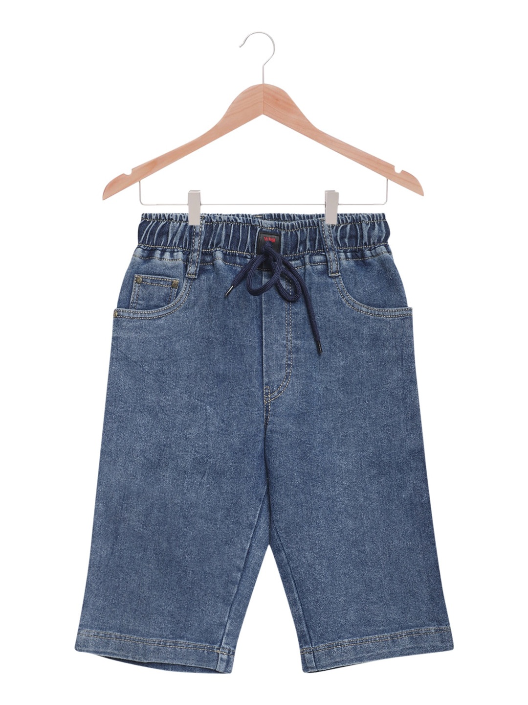 

Killer Boys Mid-Rise Cotton Denim Shorts, Blue