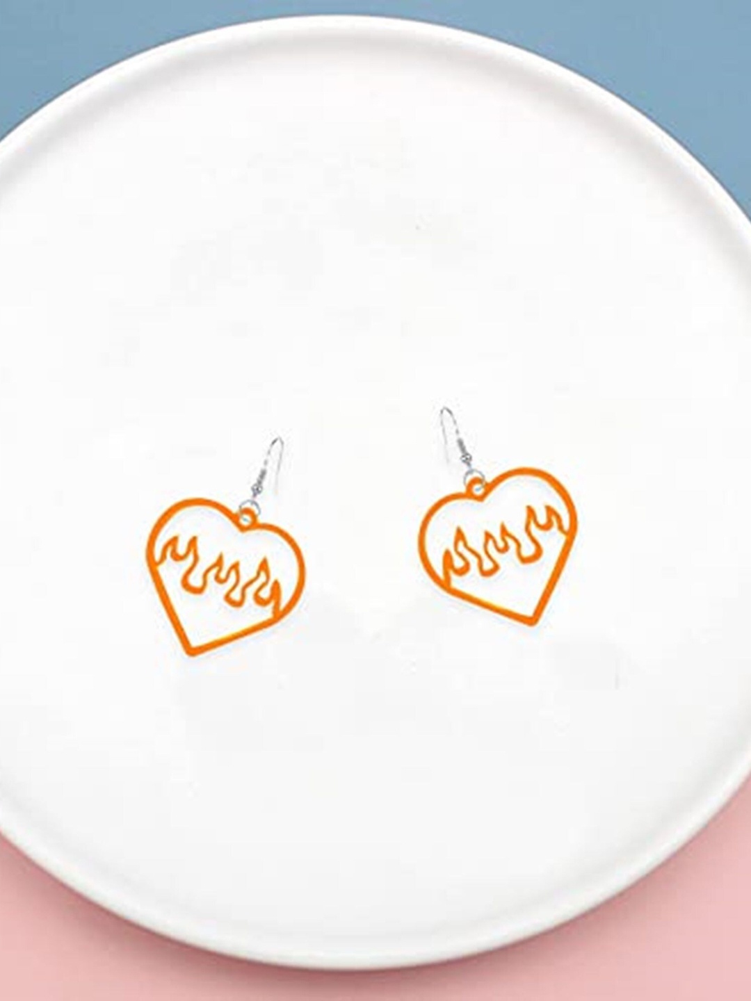 

DIAN Contemporary Drop Earrings, Orange