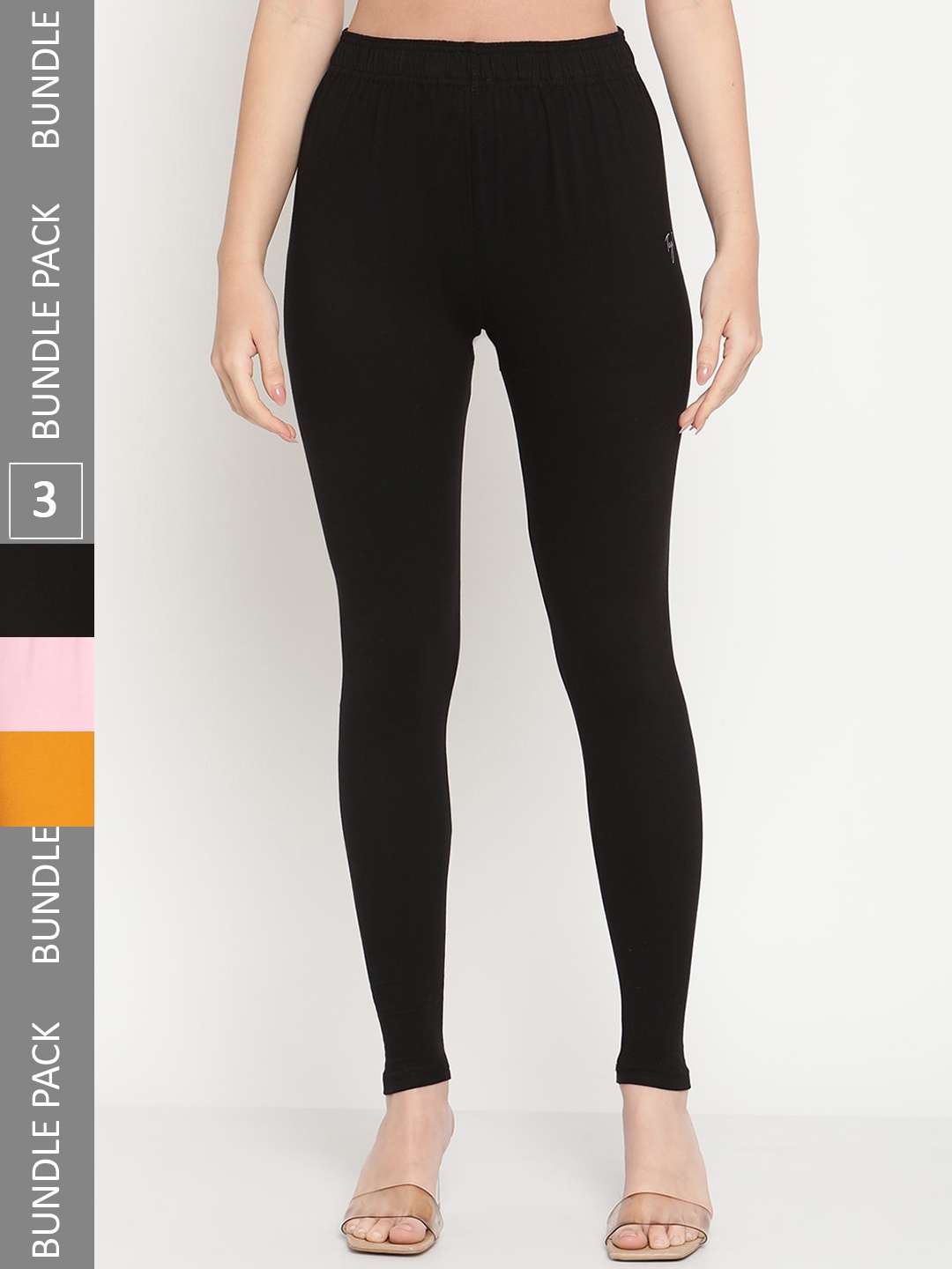 

TAG 7 Pack Of 3 Ankle-Length Legging, Black