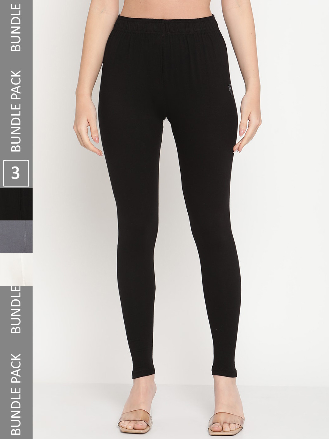 

TAG 7 Pack Of 3 Ankle-Length Legging, Black