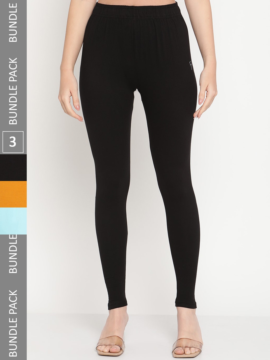 

TAG 7 Pack Of 3 Ankle-Length Legging, Black
