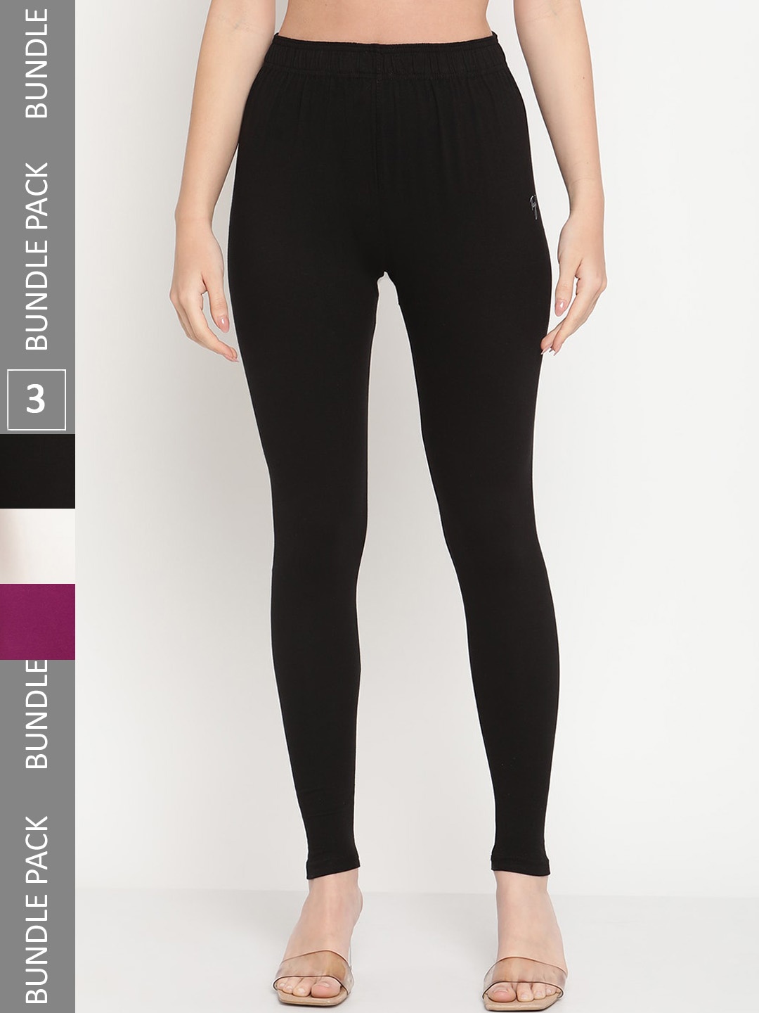 

TAG 7 Pack Of 3 Ankle-Length Legging, Black