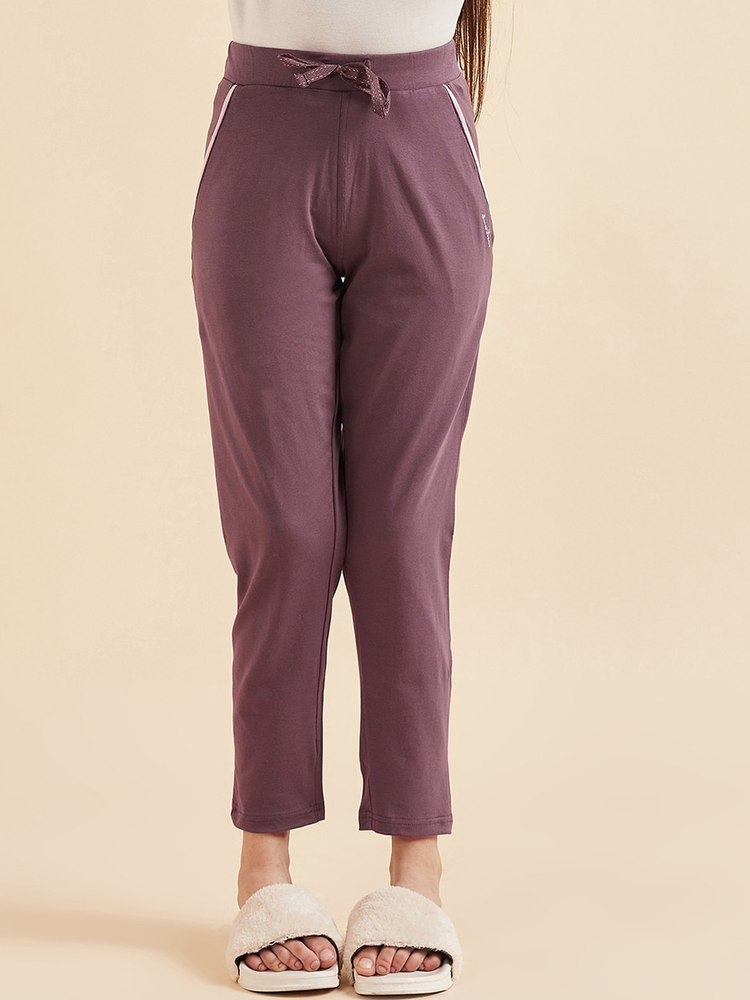 

Sweet Dreams Girls Mauve Mid-Rise Lounge Pants