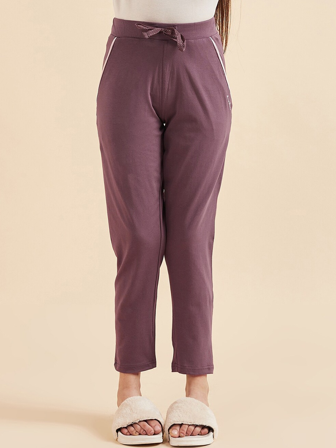 

Sweet Dreams Girls Mauve Mid-Rise Lounge Pants
