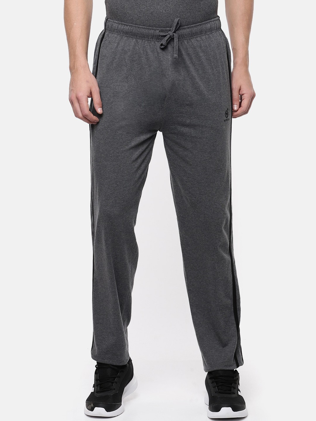 

Macroman M-Series Men Power Lounger Pure Cotton Sports Track Pants, Grey