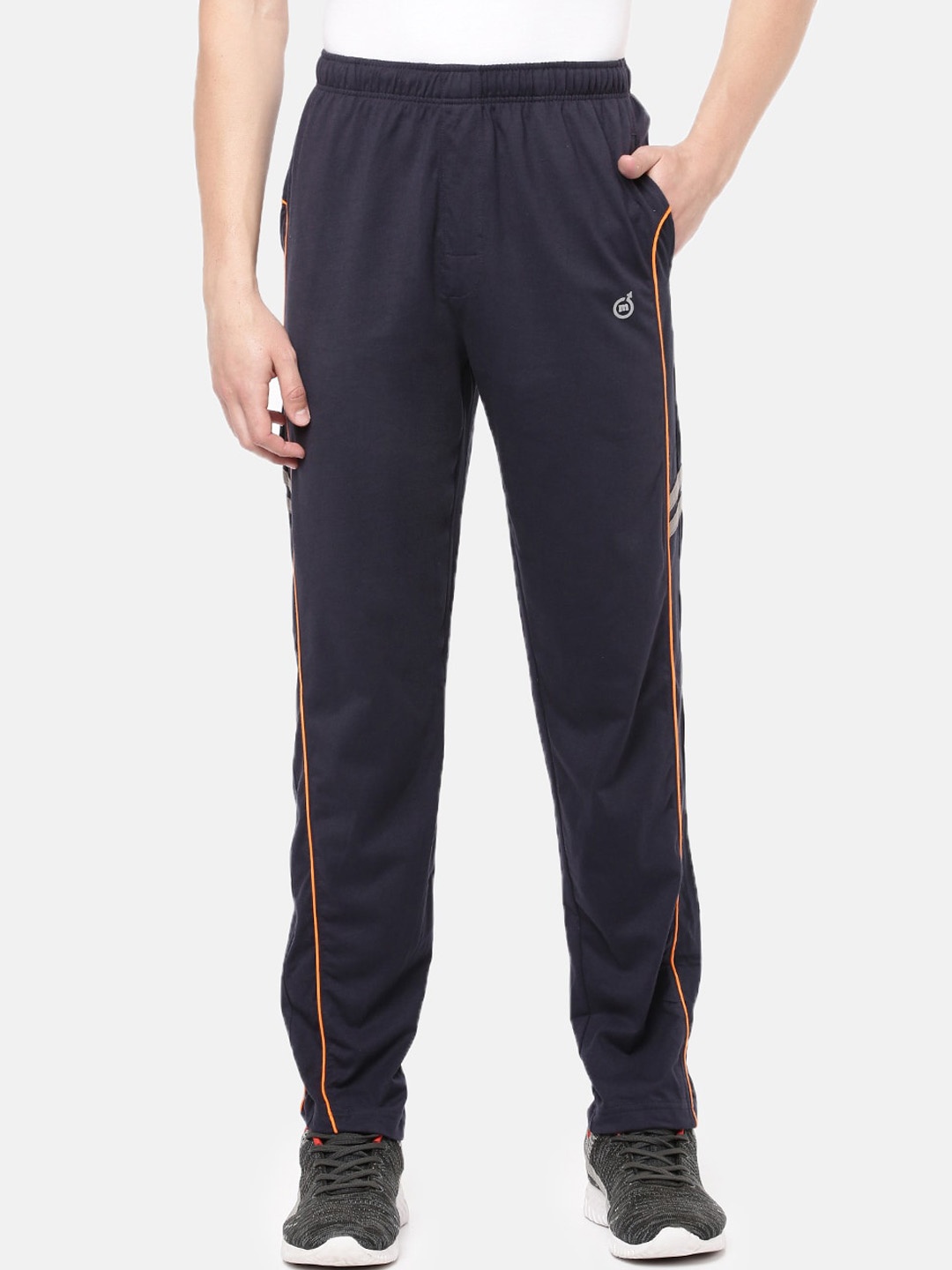 

Macroman M-Series Men Pro Lounger Sports Track Pants, Navy blue