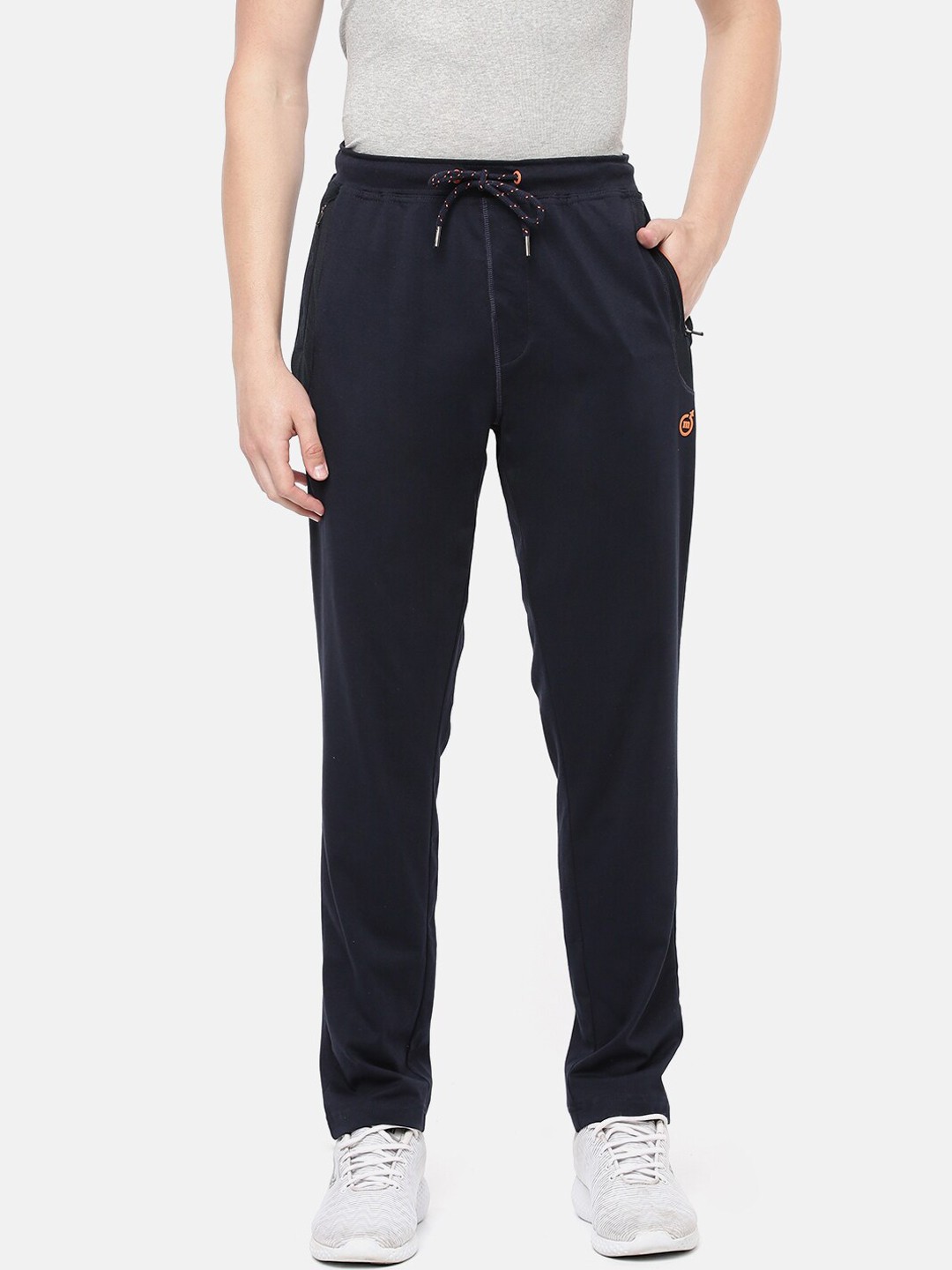 

Macroman M-Series Men Mid Rise Sports Track Pants, Navy blue