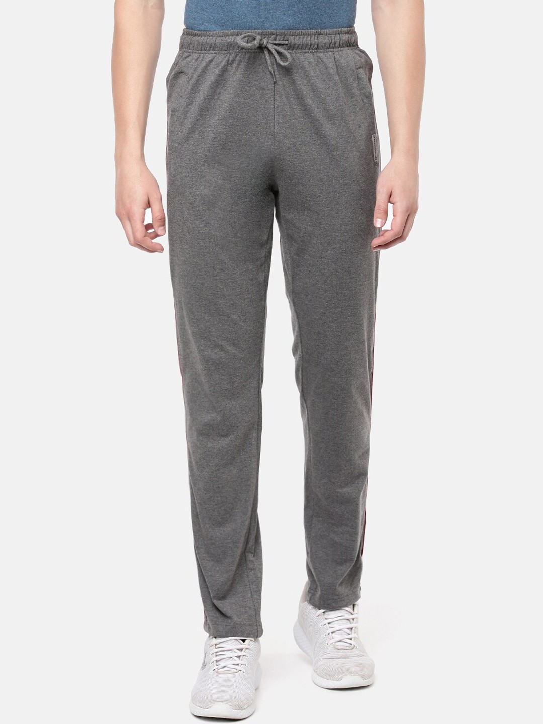 

Macroman M-Series Men Mid Rise Sports Track Pants, Black