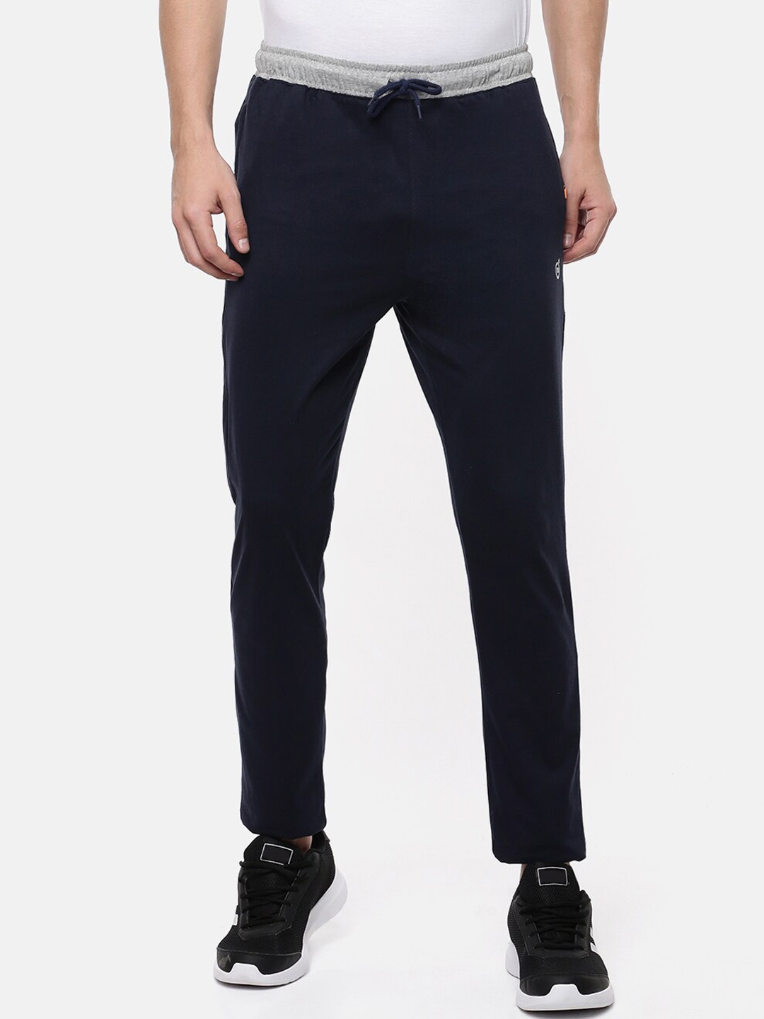 

Macroman M-Series Men Mid-Rise Regular Fit Track Pants, Navy blue