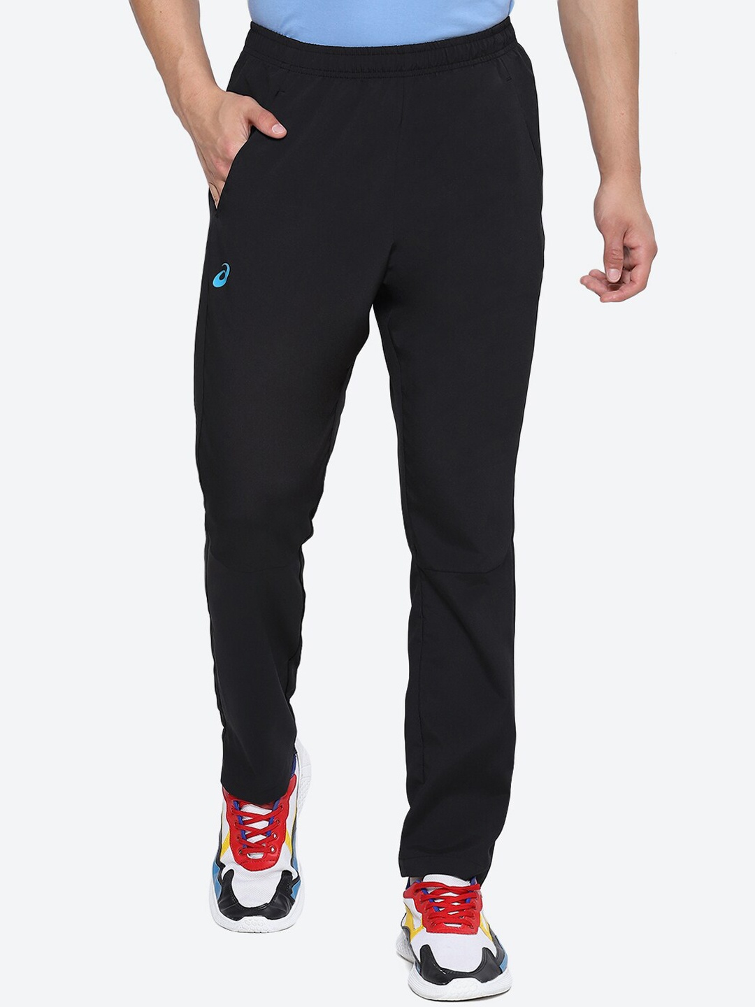 

ASICS Men Hex Graphic Dry Woven Track Pant, Black