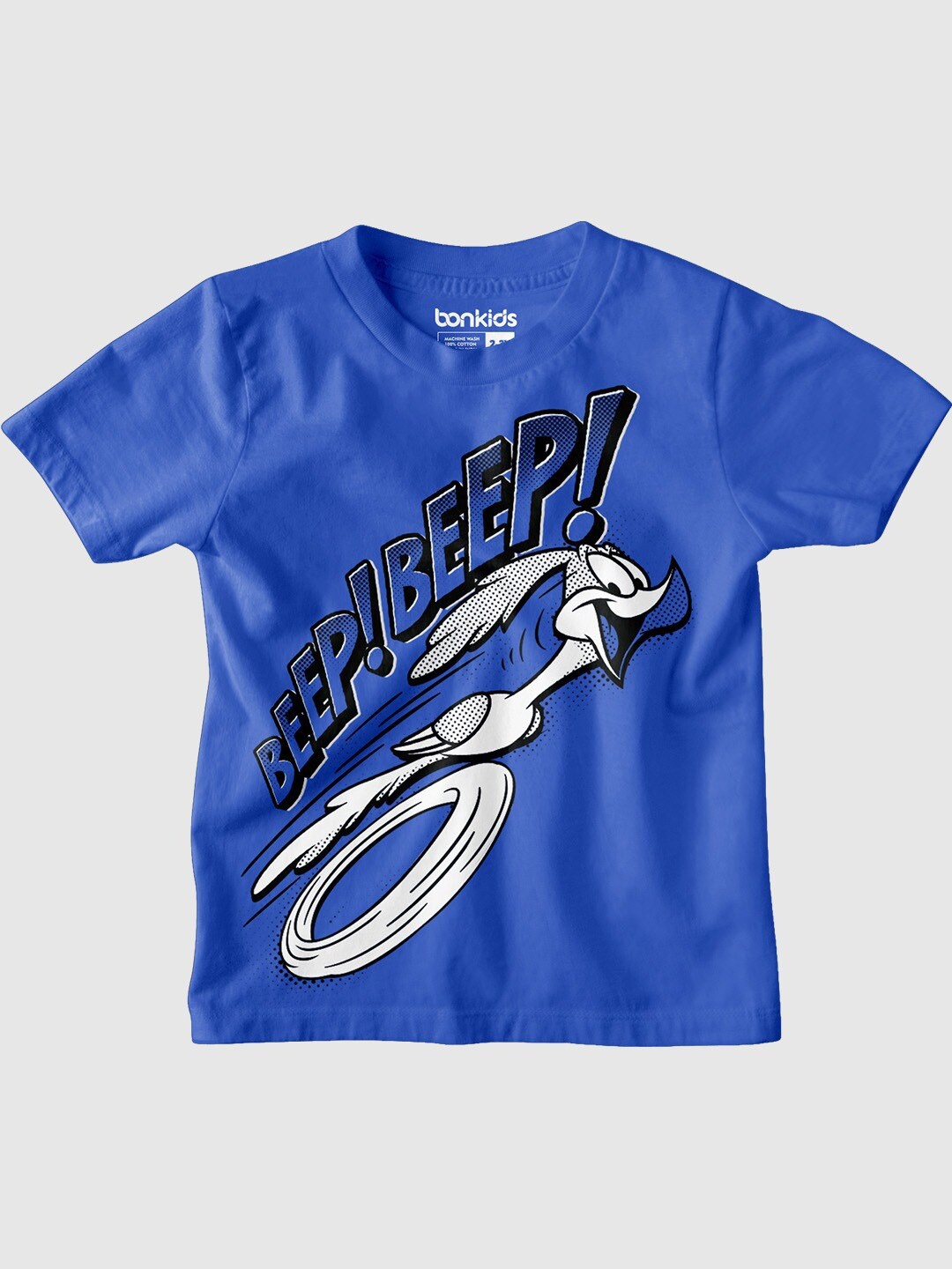 

BONKIDS Boys Blue Printed T-shirt