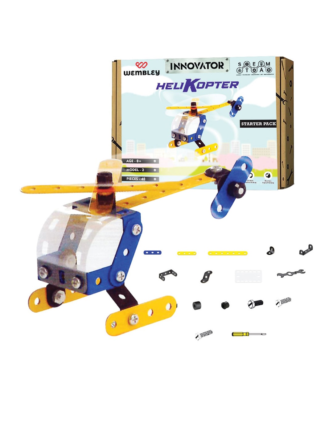 

WEMBLEY Helicopter Toy Vehicle, Blue