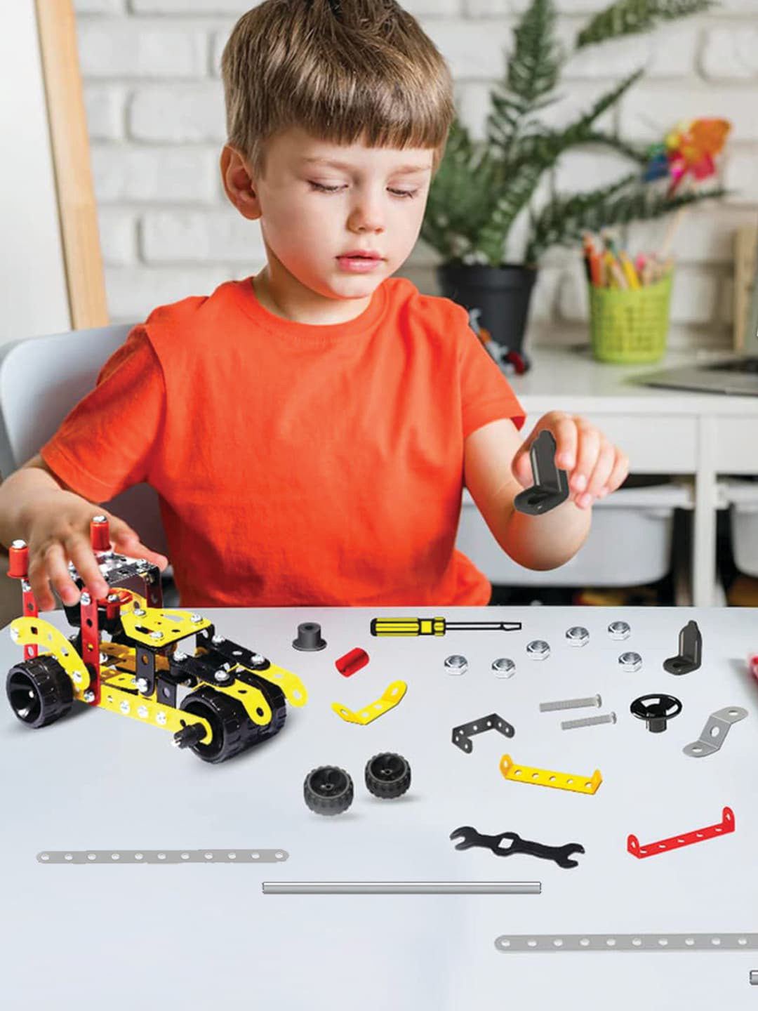 

WEMBLEY Tractor Toy Vehicle, Yellow