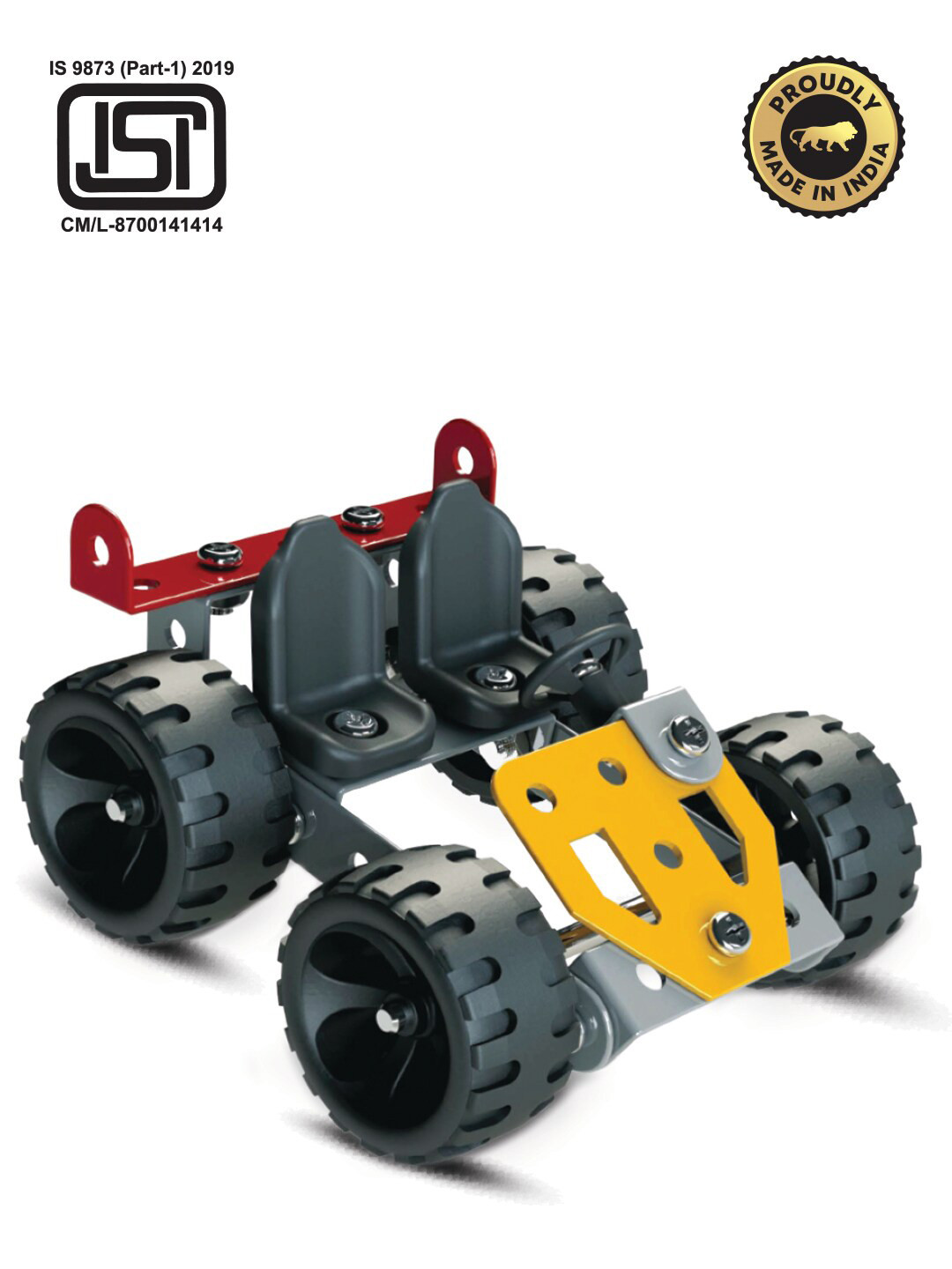 

WEMBLEY Wild Car Toy Vehicle, Yellow