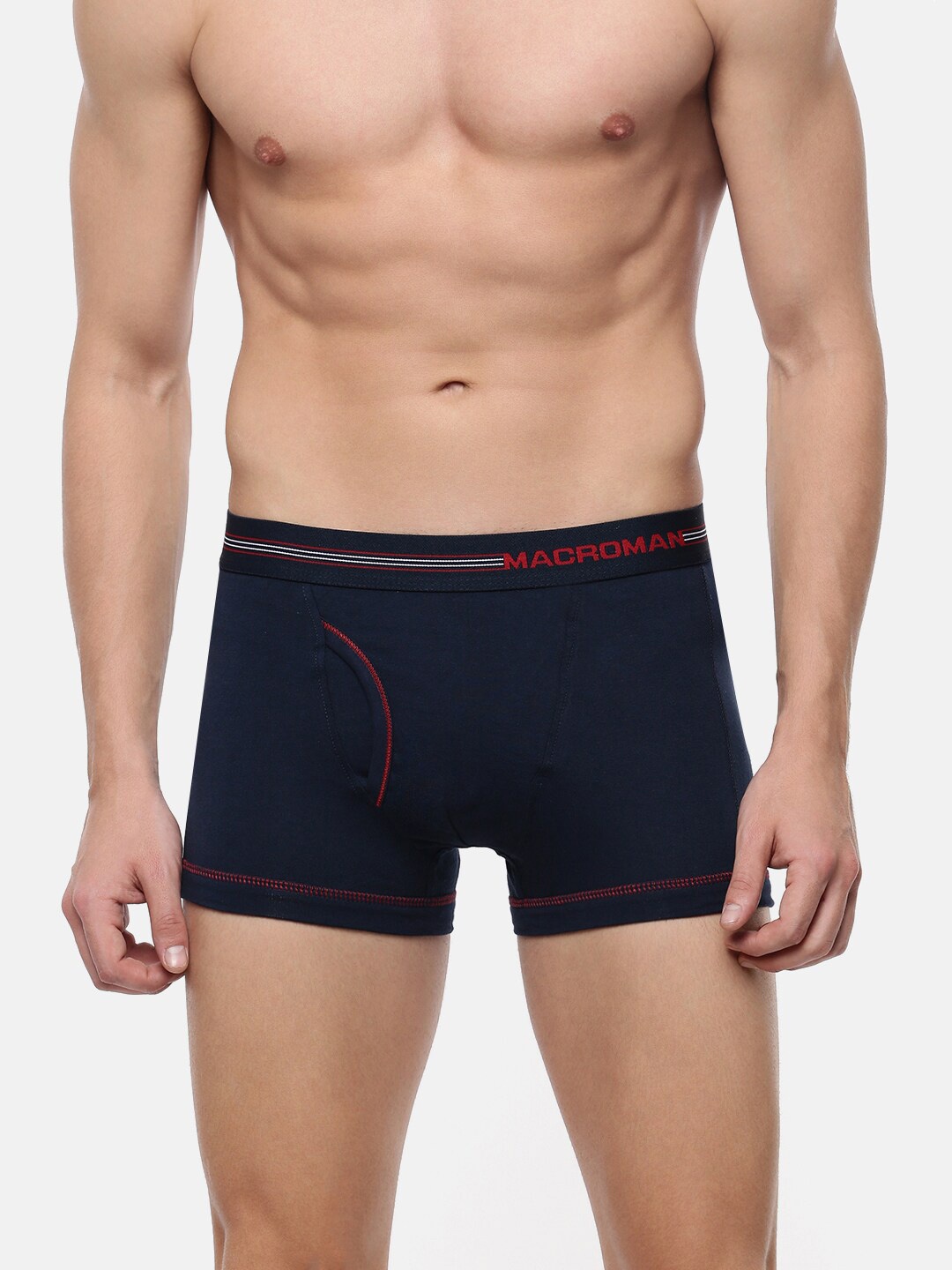 

Macroman M-Series Men Anti Microbial Boxer Brief, Navy blue
