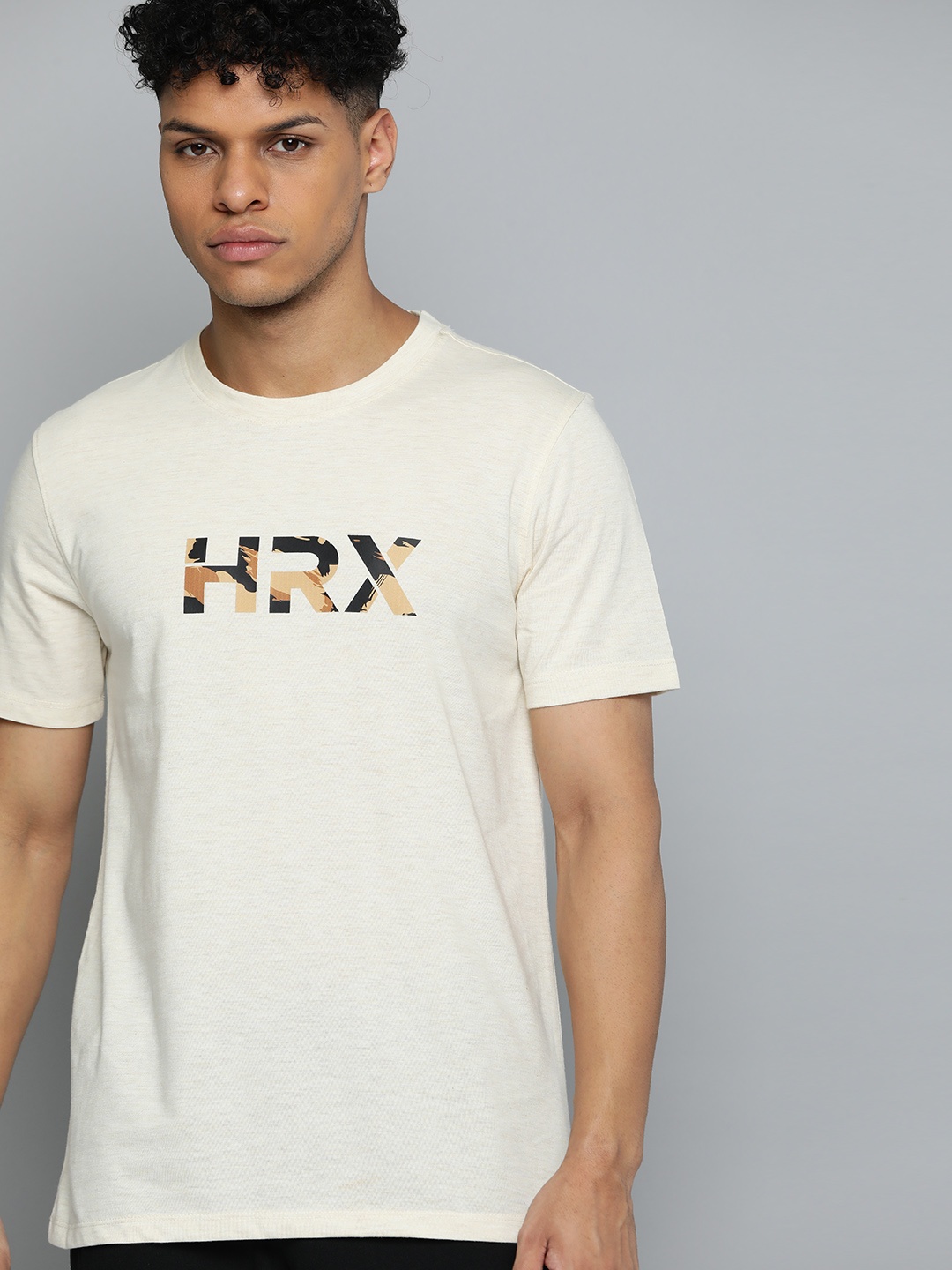 

HRX by Hrithik Roshan Men White T-shirt