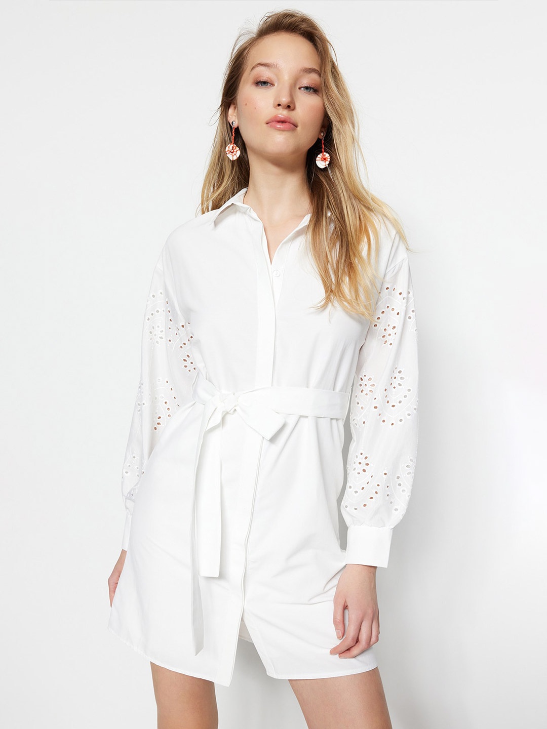 

Trendyol Shirt Mini Dress, White