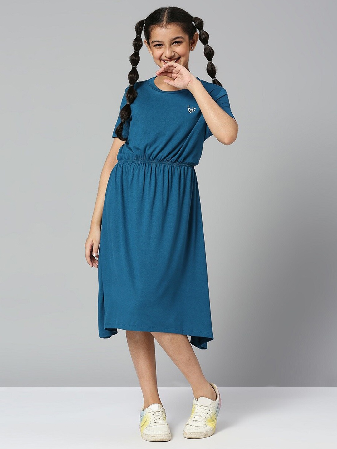 

JUSTICE Girls A-Line Midi Dress, Blue