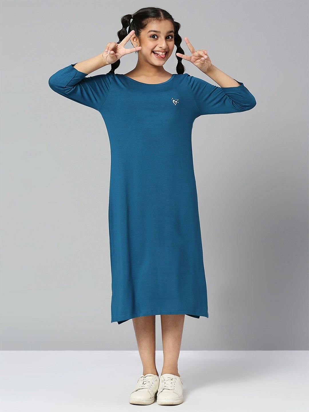

JUSTICE Girls A-Line Midi Dress, Blue