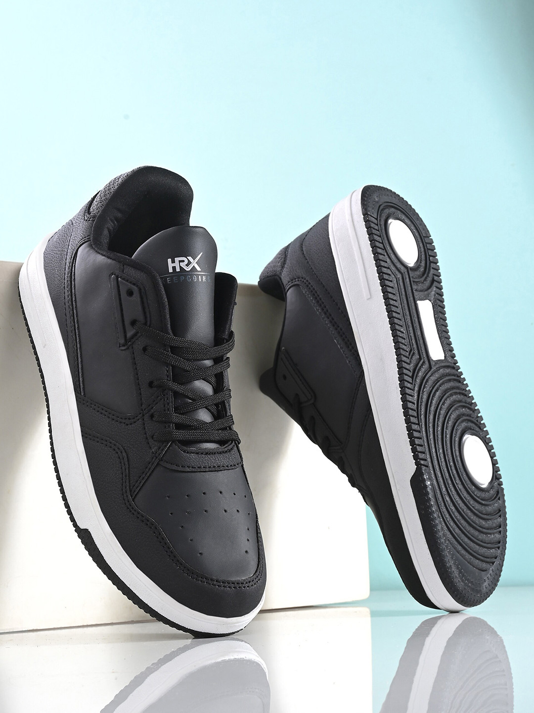 

HRX by Hrithik Roshan Men Club Culture Sneakers, Black