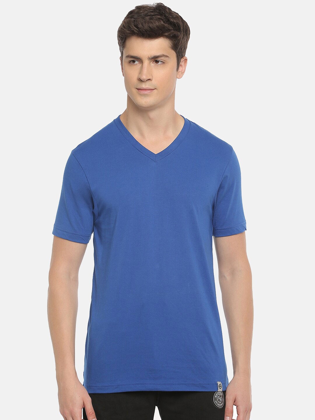 

Macroman M-Series V-Neck Short Sleeve T-shirt, Blue