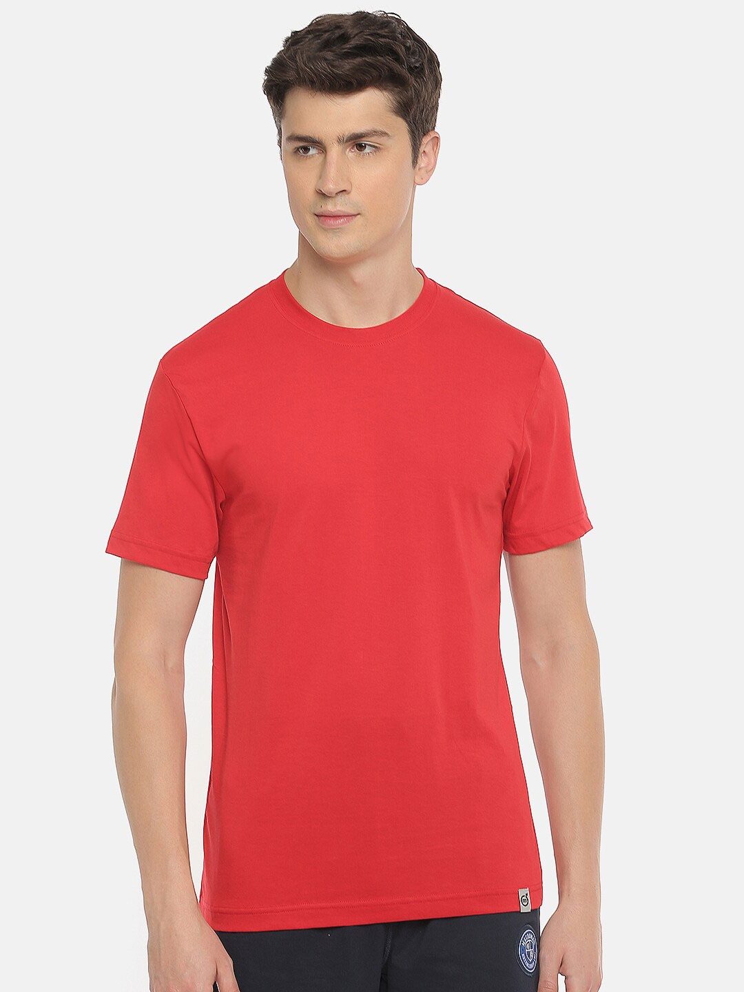 

Macroman M-Series Round Neck Regular Fit T-shirt, Red