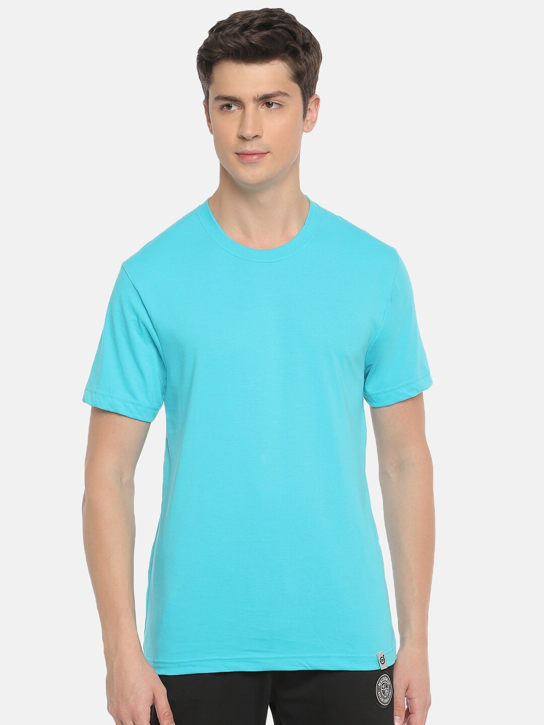 

Macroman M-Series Men Solid Round Neck T-shirt, Blue